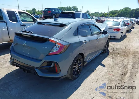 2021 Honda Civic Sport z USA, uszkodzony, nr VIN SHHFK7H42MU209623